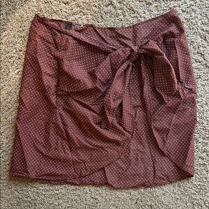 J. Crew Swim Sarong in Sable Dot